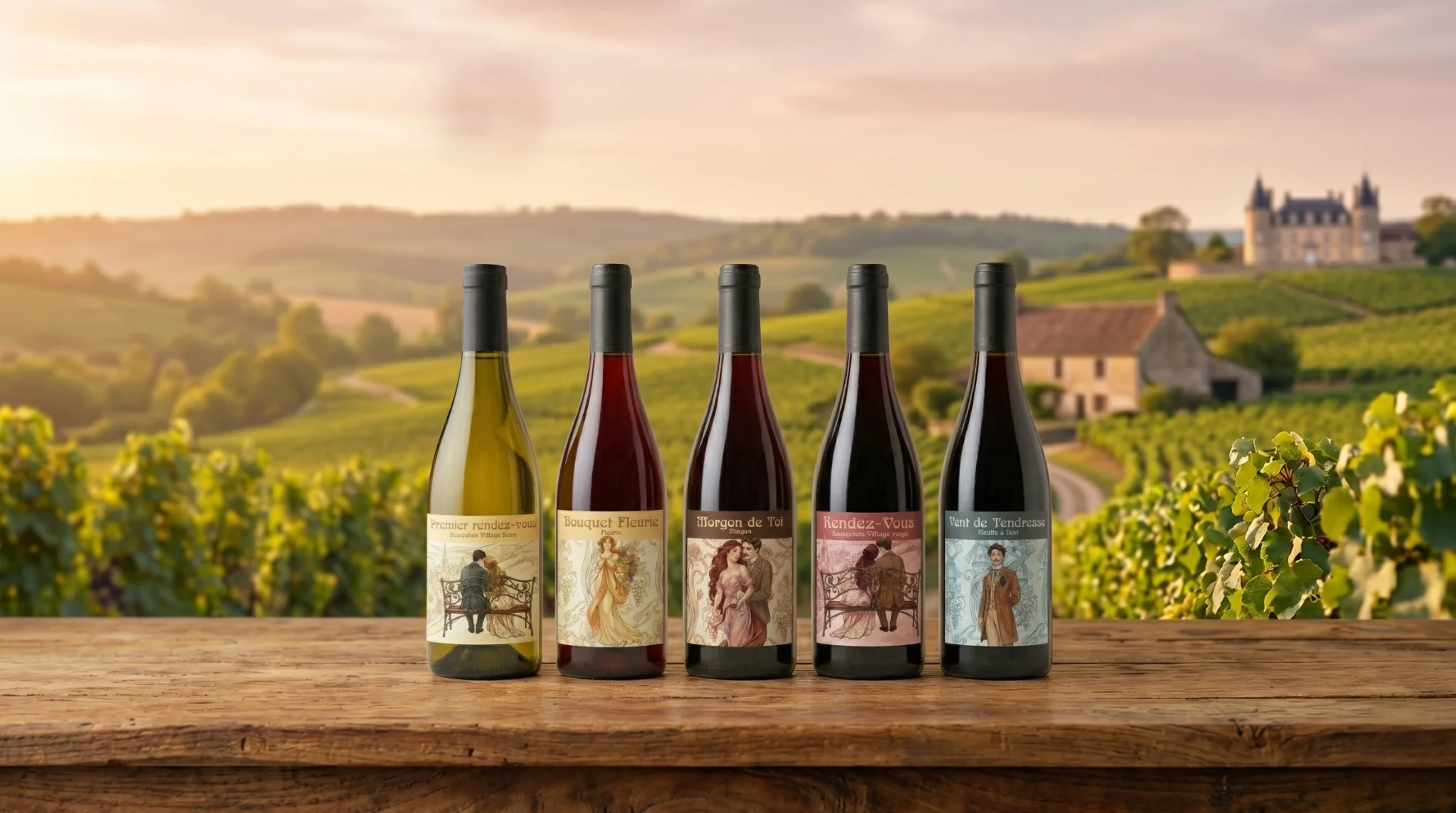Les cinq cuvées Maison Bugnazet